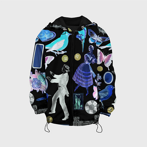 Детская куртка Underground pattern Fashion 2077 / 3D-Черный – фото 1