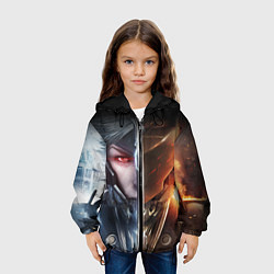 Куртка с капюшоном детская METAL GEAR RISING САМУРАЙ, цвет: 3D-черный — фото 2
