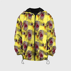 Детская куртка Попугай Корелла Орёт Мем