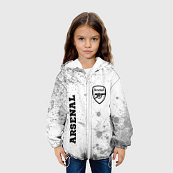 Куртка с капюшоном детская Arsenal Sport на светлом фоне, цвет: 3D-белый — фото 2