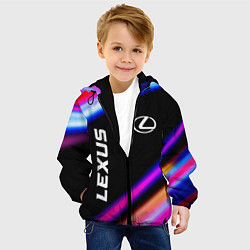 Куртка с капюшоном детская Lexus Speed Lights, цвет: 3D-черный — фото 2