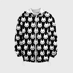 Куртка с капюшоном детская Stray Pattern, цвет: 3D-белый