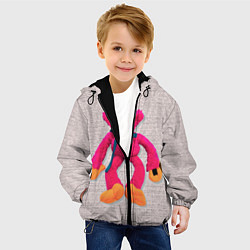 Куртка с капюшоном детская Киси Миси объёмная игрушка - Kissy Missy, цвет: 3D-черный — фото 2