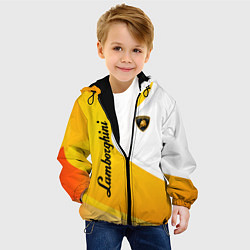 Куртка с капюшоном детская Lamborghini : sport, цвет: 3D-черный — фото 2
