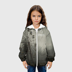 Куртка с капюшоном детская STALKER Колесо Обозрения, цвет: 3D-белый — фото 2