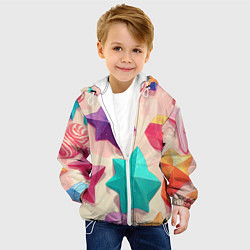 Куртка с капюшоном детская Сладости в стиле аниме, цвет: 3D-белый — фото 2