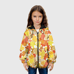 Куртка с капюшоном детская Осенний дар, цвет: 3D-черный — фото 2