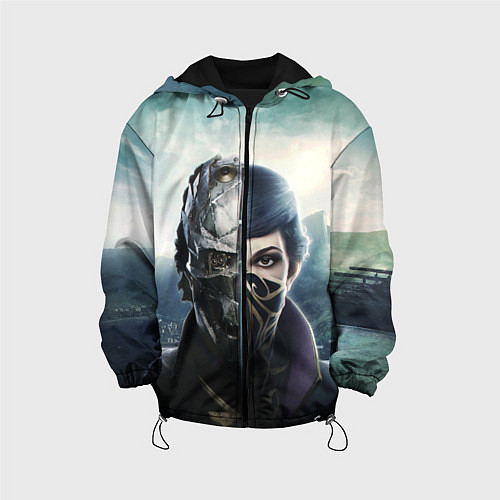 Детская куртка Dishonored - Эмили Колдуин / 3D-Черный – фото 1