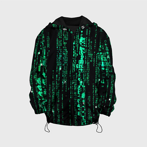 Детская куртка Программное кодирование / 3D-Черный – фото 1