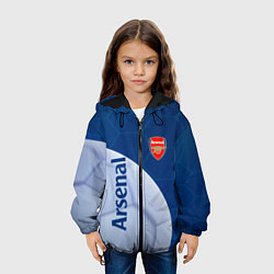 Куртка с капюшоном детская Arsenal Мяч, цвет: 3D-черный — фото 2