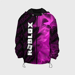 Куртка с капюшоном детская Roblox pro gaming: по-вертикали, цвет: 3D-черный