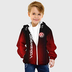 Куртка с капюшоном детская Volkswagen art, цвет: 3D-белый — фото 2