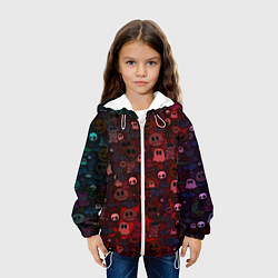 Куртка с капюшоном детская Плюшевые вестники ночи, цвет: 3D-белый — фото 2