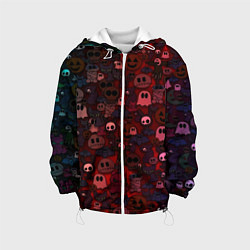 Куртка с капюшоном детская Плюшевые вестники ночи, цвет: 3D-белый