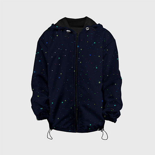 Детская куртка Тёмная звёздная ночь / 3D-Черный – фото 1