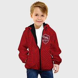 Куртка с капюшоном детская Roma отпечатки, цвет: 3D-черный — фото 2
