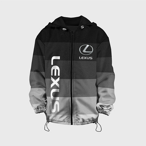 Детская куртка Lexus серый градиент / 3D-Черный – фото 1