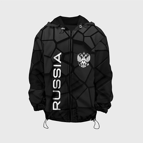 Детская куртка Черная броня Россия / 3D-Черный – фото 1