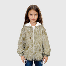 Куртка с капюшоном детская Хлебный мякиш, цвет: 3D-белый — фото 2
