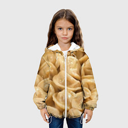 Куртка с капюшоном детская Пельмени, цвет: 3D-белый — фото 2