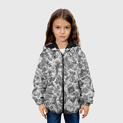 Куртка с капюшоном детская Nirvana style light, цвет: 3D-черный — фото 2