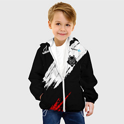 Куртка с капюшоном детская G2 форма, цвет: 3D-белый — фото 2