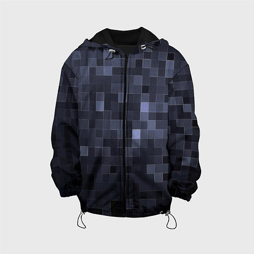 Детская куртка Minecraft block time / 3D-Черный – фото 1