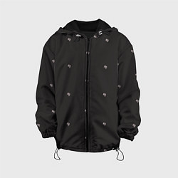 Куртка с капюшоном детская Бренд KJ - абстракция, цвет: 3D-черный