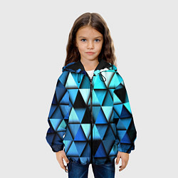 Куртка с капюшоном детская Blue triangle, цвет: 3D-черный — фото 2