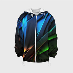 Куртка с капюшоном детская Gamer background, цвет: 3D-белый
