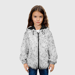 Куртка с капюшоном детская Угрюмый настрой, цвет: 3D-черный — фото 2