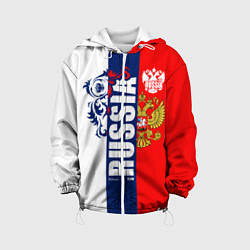 Детская куртка Russia national team: white blue red