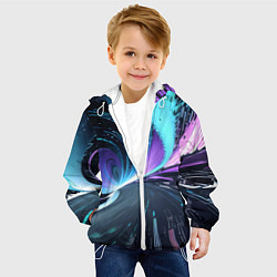 Куртка с капюшоном детская Путь к вечности, цвет: 3D-белый — фото 2