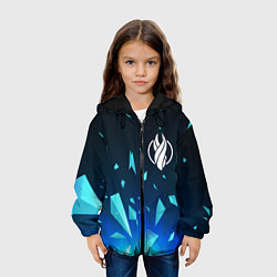 Куртка с капюшоном детская Dead Space взрыв частиц, цвет: 3D-черный — фото 2