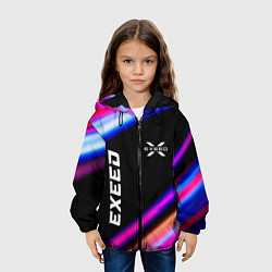 Куртка с капюшоном детская Exeed speed lights, цвет: 3D-черный — фото 2