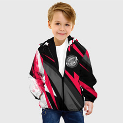 Куртка с капюшоном детская Chrysler fast lines, цвет: 3D-черный — фото 2