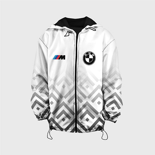 Детская куртка BMW m power - белый / 3D-Черный – фото 1