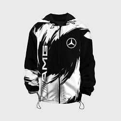 Куртка с капюшоном детская Mercedes benz - white color, цвет: 3D-черный