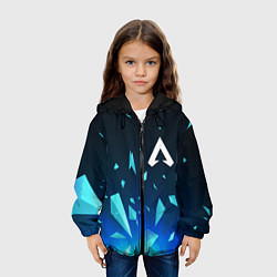 Куртка с капюшоном детская Apex Legends взрыв частиц, цвет: 3D-черный — фото 2