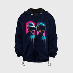 Куртка с капюшоном детская Daft Punk - One more time, цвет: 3D-черный