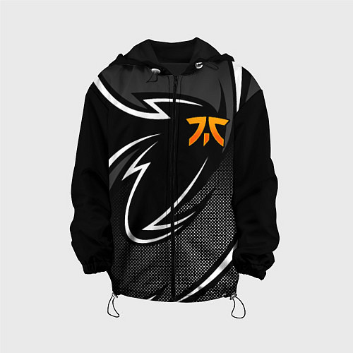 Детская куртка Fnatic - white line / 3D-Черный – фото 1