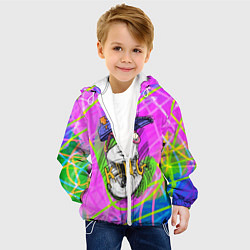 Куртка с капюшоном детская Давид хэйт, цвет: 3D-белый — фото 2