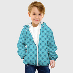 Куртка с капюшоном детская Style blue, цвет: 3D-белый — фото 2