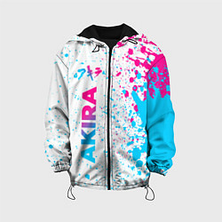 Детская куртка Akira neon gradient style: по-вертикали