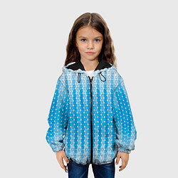Куртка с капюшоном детская Blue vibe, цвет: 3D-черный — фото 2