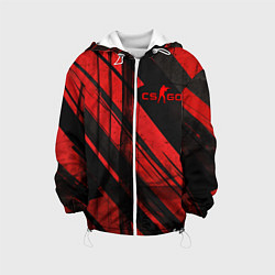 Детская куртка CS GO black and red