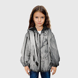 Куртка с капюшоном детская Grey wood, цвет: 3D-черный — фото 2