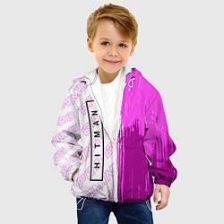 Куртка с капюшоном детская Hitman pro gaming: по-вертикали, цвет: 3D-белый — фото 2
