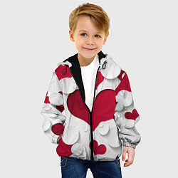 Куртка с капюшоном детская С любовью для вас, цвет: 3D-черный — фото 2