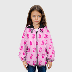 Куртка с капюшоном детская Буква В и скорпион на спине, цвет: 3D-черный — фото 2